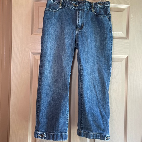 Nautica Women’s Denim Capri Length Jeans with Back Pocket Details, Size 6 - Picture 1 of 13